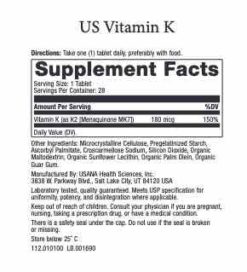 usana k2 ingredients